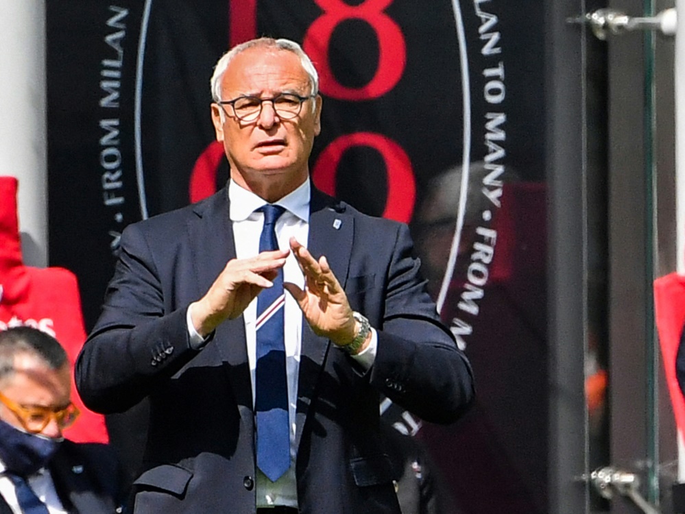 Ranieri und Sampdoria stehen derzeit auf Rang neun