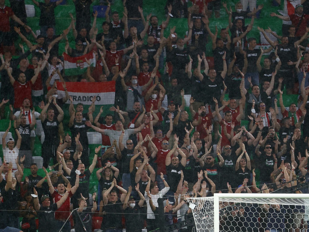Ungarns Fans stehen in der Kritik (Foto: SID)