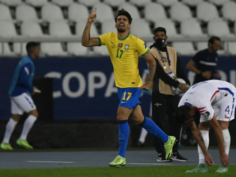 Lucas Paqueta lässt Brasilien jubeln (Foto: SID)