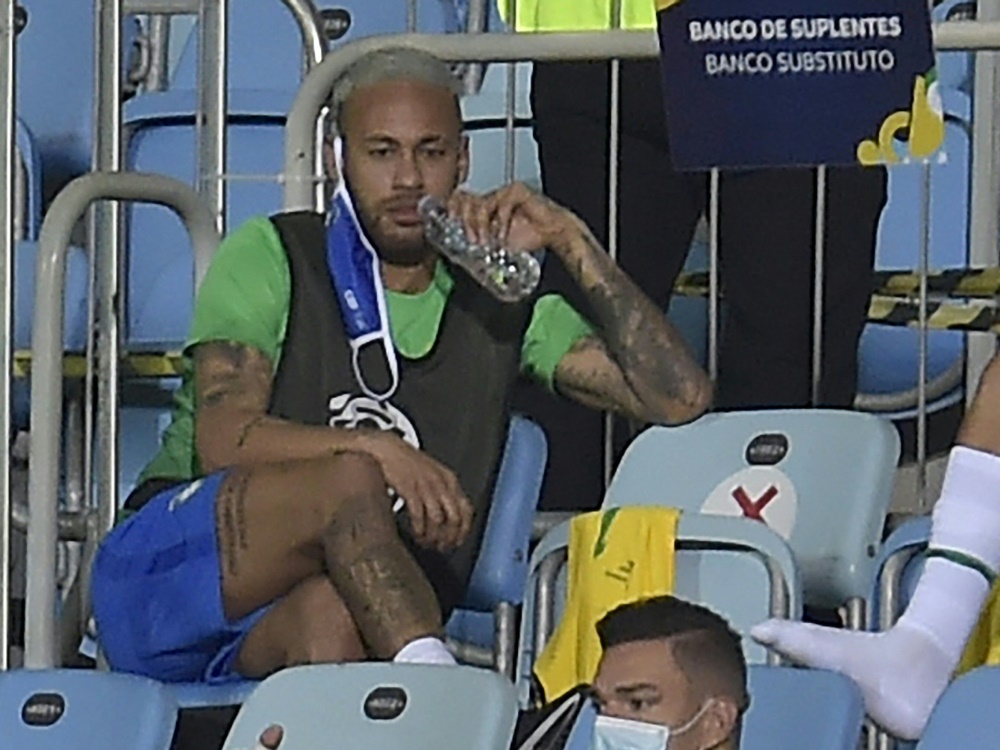 Fehlte beim 1:1 gegen Ecuador: Neymar (Foto: SID)