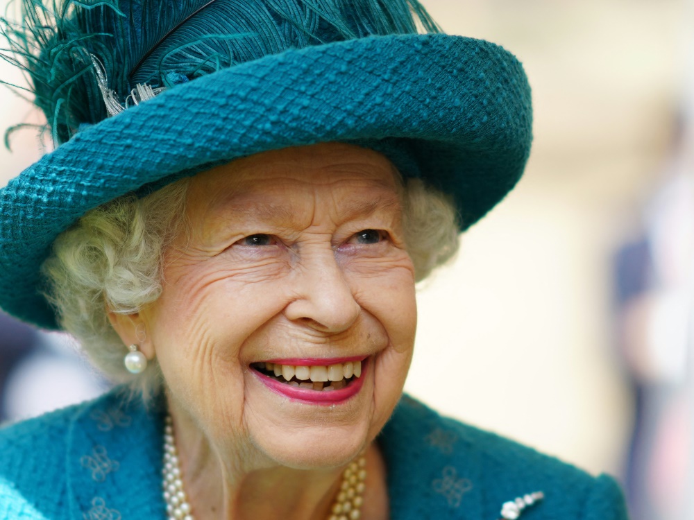 Queen Elizabeth wünscht Three Lions Glück für das Finale (Foto: SID)
