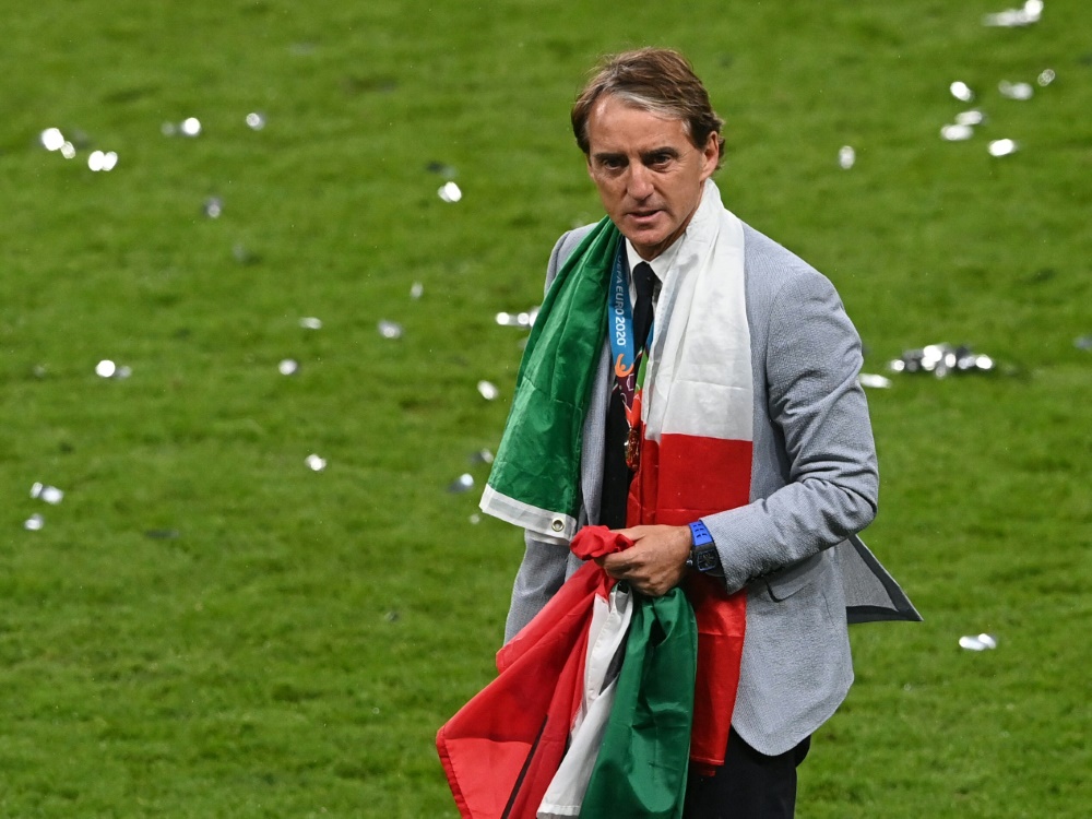 Roberto Mancini will auf Pilgerreise gehen (Foto: SID)