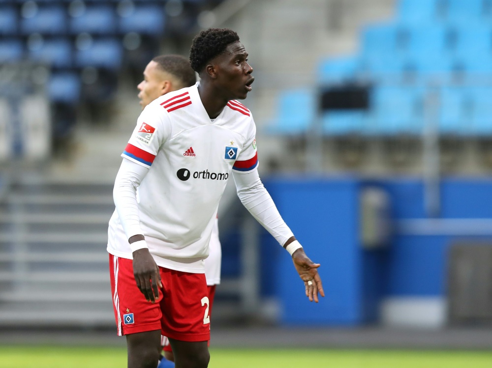 Amadou Onana verlässt den HSV in Richtung Lille (Foto: SID)