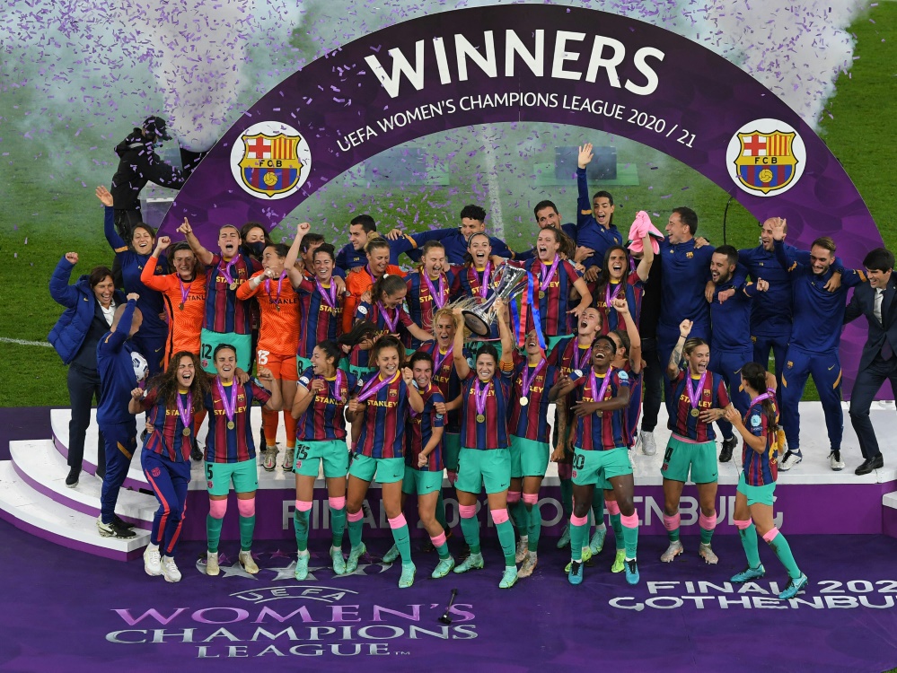 Frauen des FC Barcelona gewannen die Champions League (Foto: SID)