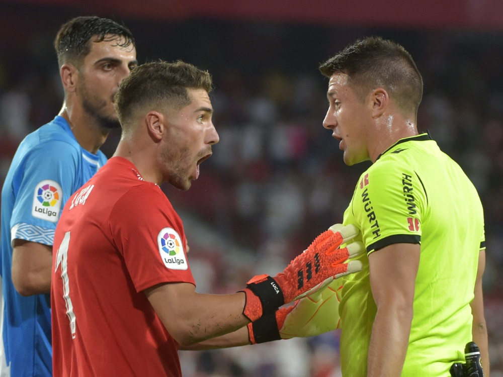 Torhüter Luca Zidane sieht nach Foul die Rote Karte (Foto: SID)