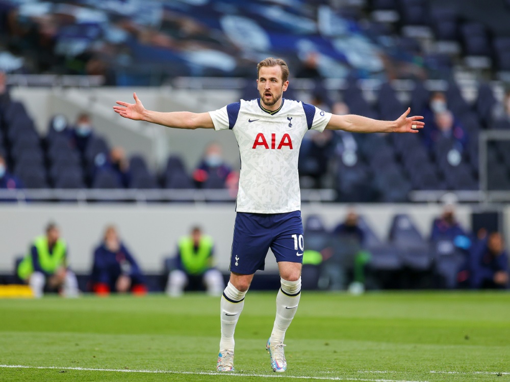 Harry Kane bleibt bei Tottenham Hotspur (Foto: SID)