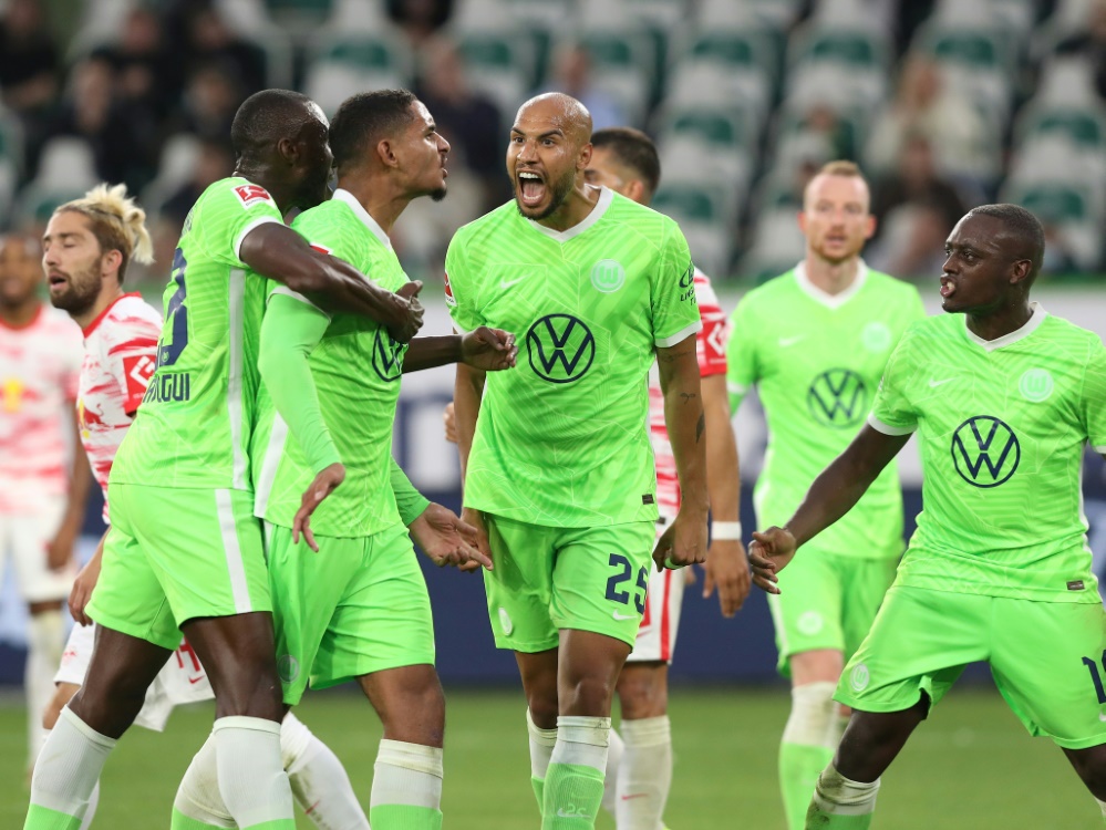 Wolfsburg gewinnt auch gegen Leipzig (Foto: SID)