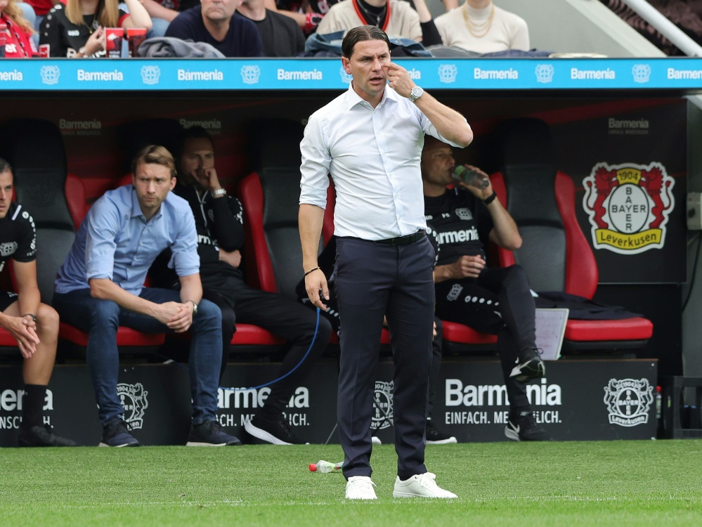 Leverkusen-Trainer Seoane erwartet gute Stuttgarter (Foto: SID)
