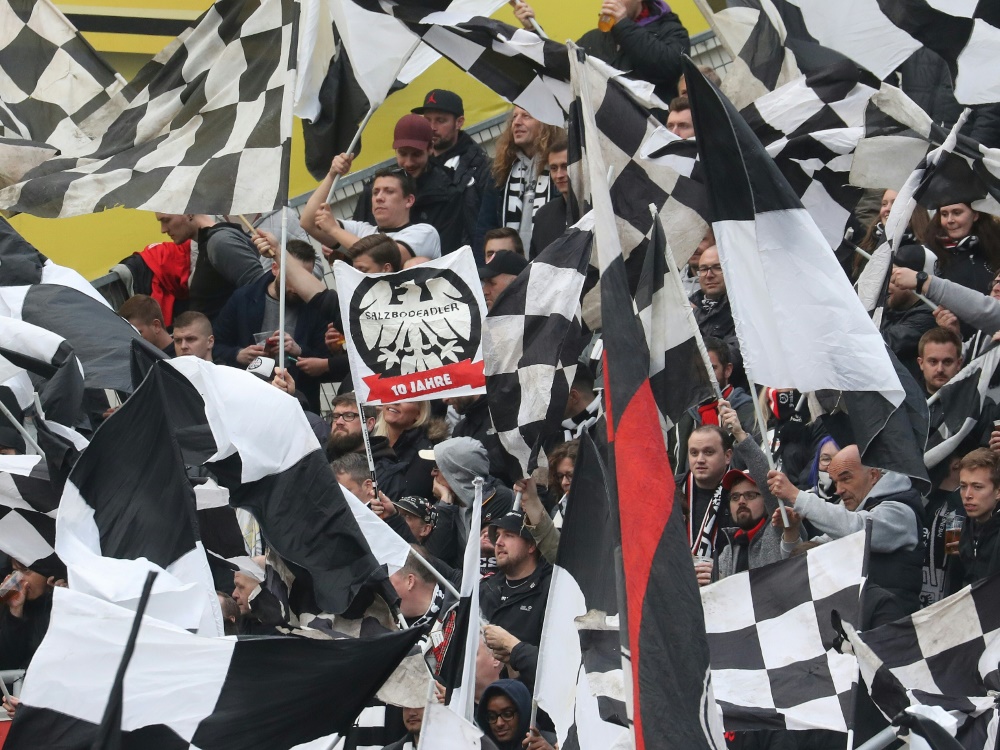 Eintracht Frankfurt hat über 93.000 Mitglieder (Foto: SID)