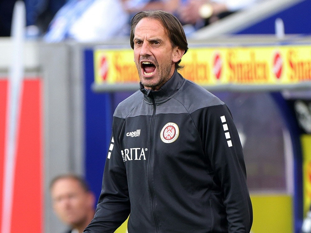 Pleite für Wiesbaden mit Trainer Rüdiger Rehm (Foto: SID)
