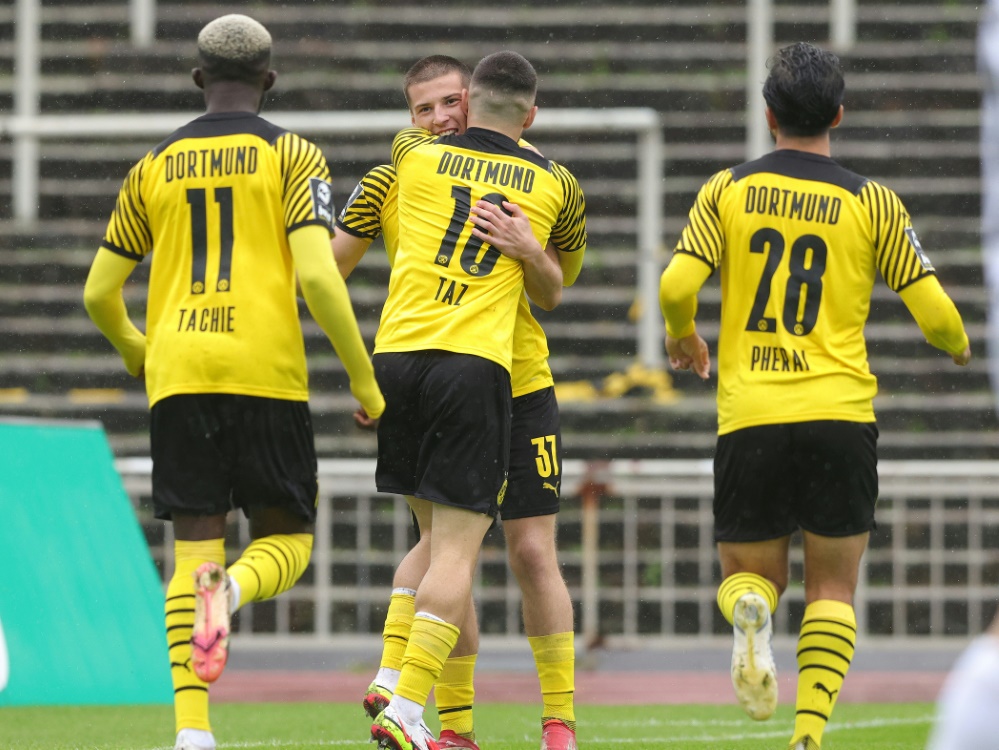 Borussia Dortmund II besiegt die Würzburger Kickers 2:0 (Foto: SID)