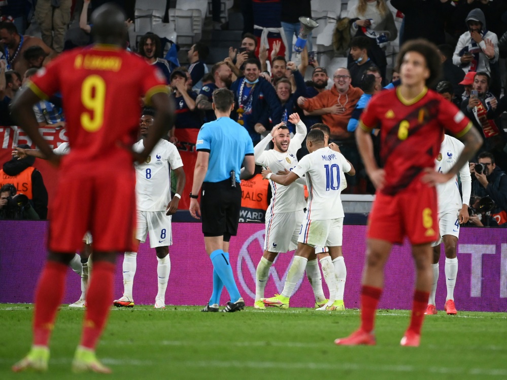 Frankreich siegt nach 0:2-Rückstand gegen Belgien (Foto: SID)
