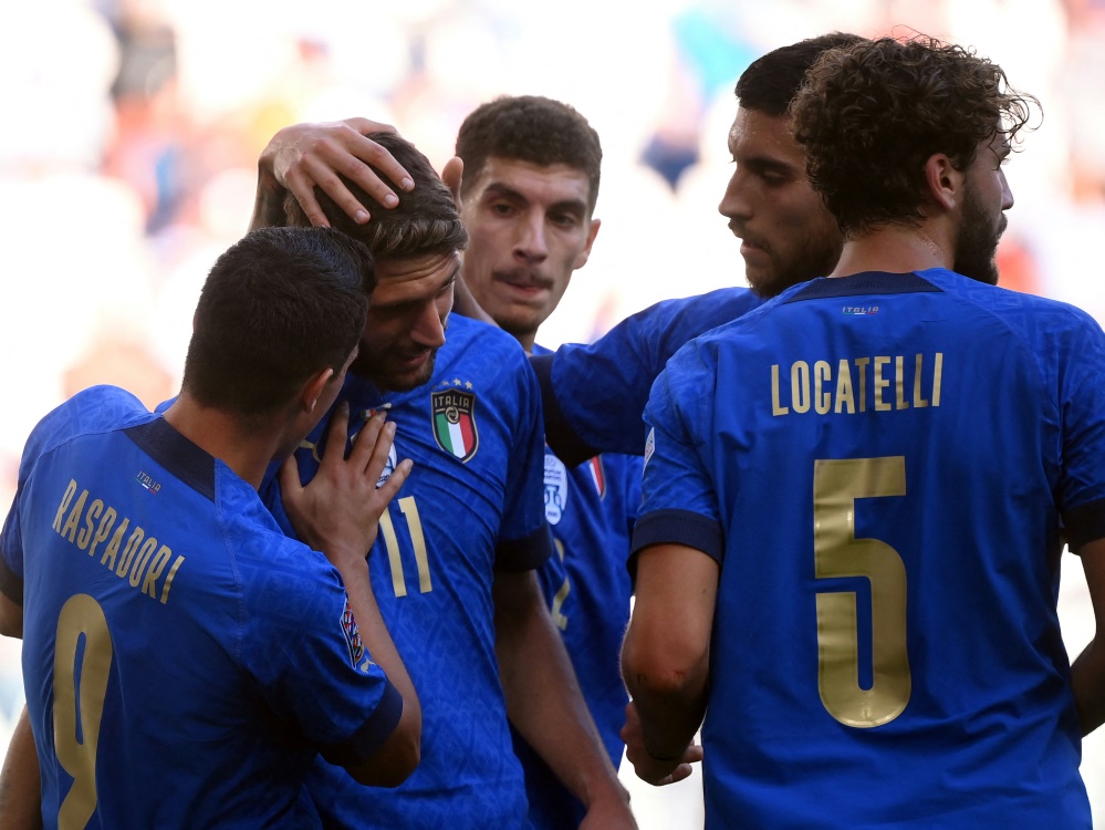 Italien jubelte gegen Belgien (Foto: SID)