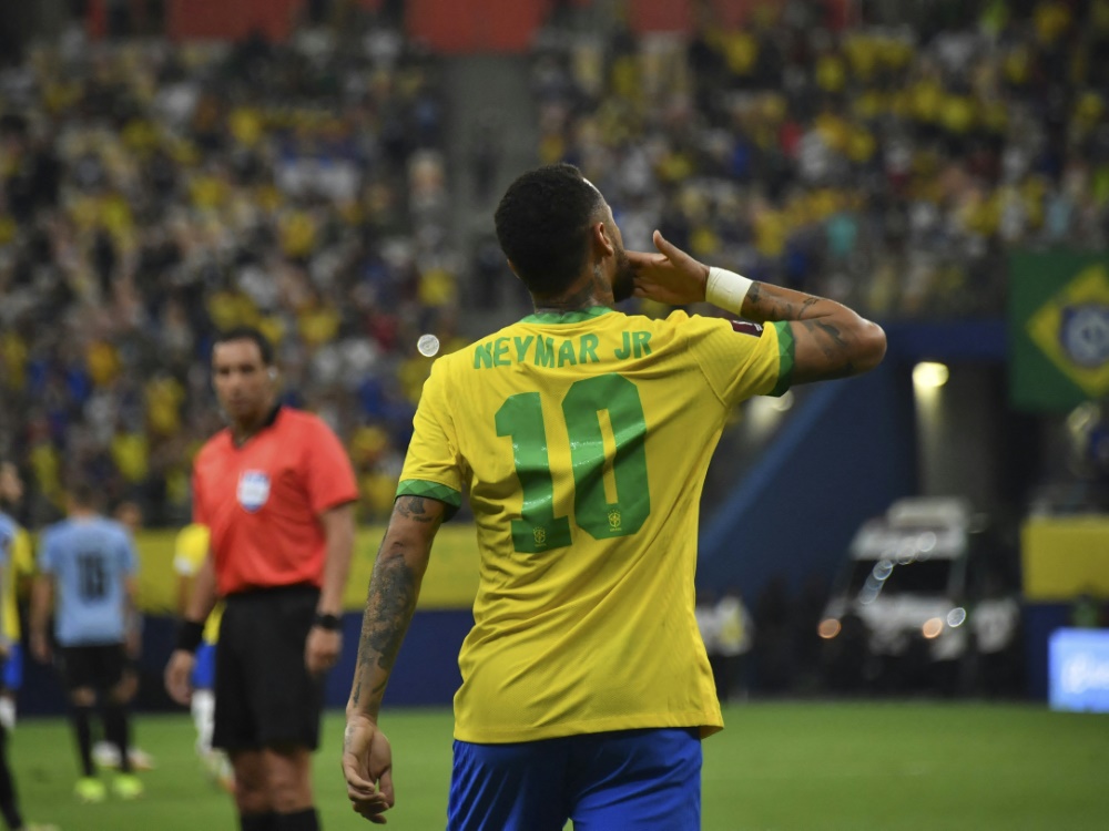 Erzielte den ersten Treffer für Brasilien: Neymar (Foto: SID)