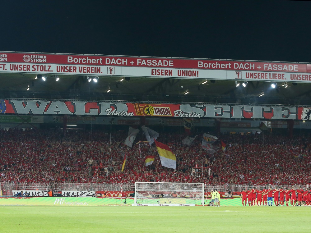 Union hofft auf 18.000 Zuschauer gegen Wolfsburg (Foto: SID)
