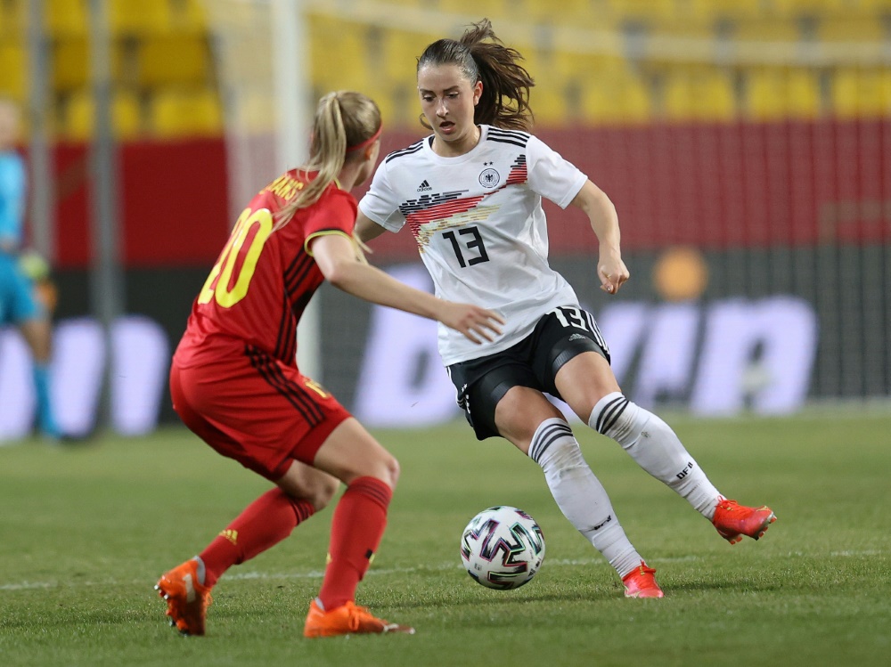 DFB-Frauen: Däbritz beschwört Spielfreude gegen Israel (Foto: SID)