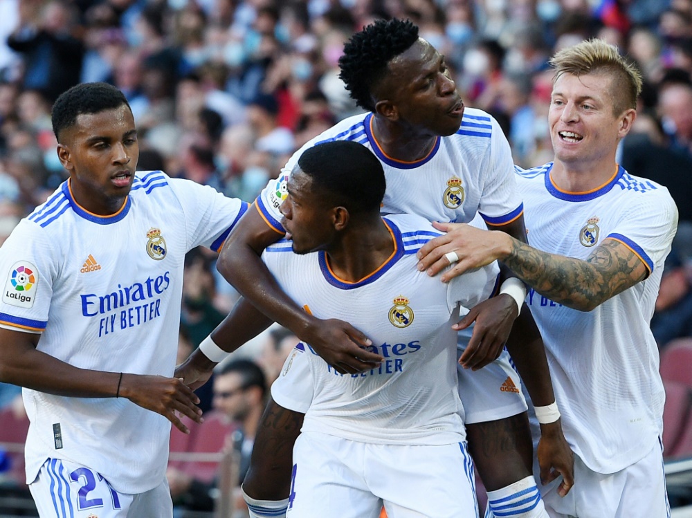 David Alaba erzielte das 1:0 für Real Madrid (Foto: SID)