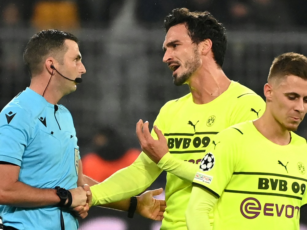 Borussia Dortmund will Einspruch gegen Mats Hummels' Platzverweis einlegen (Foto: SID)
