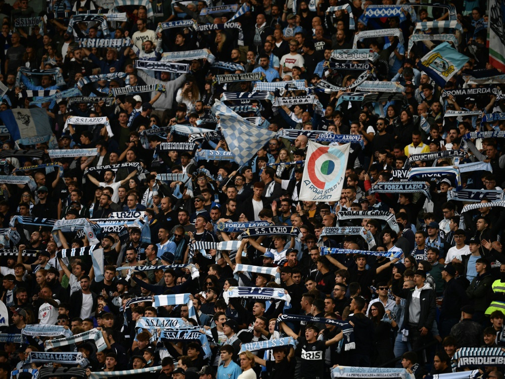 Fans von Lazio Rom dürfen nicht nach Marseille reisen (Foto: SID)