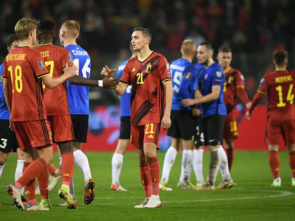 Belgien konnte sich souverän gegen Estland durchsetzen (Foto: SID)