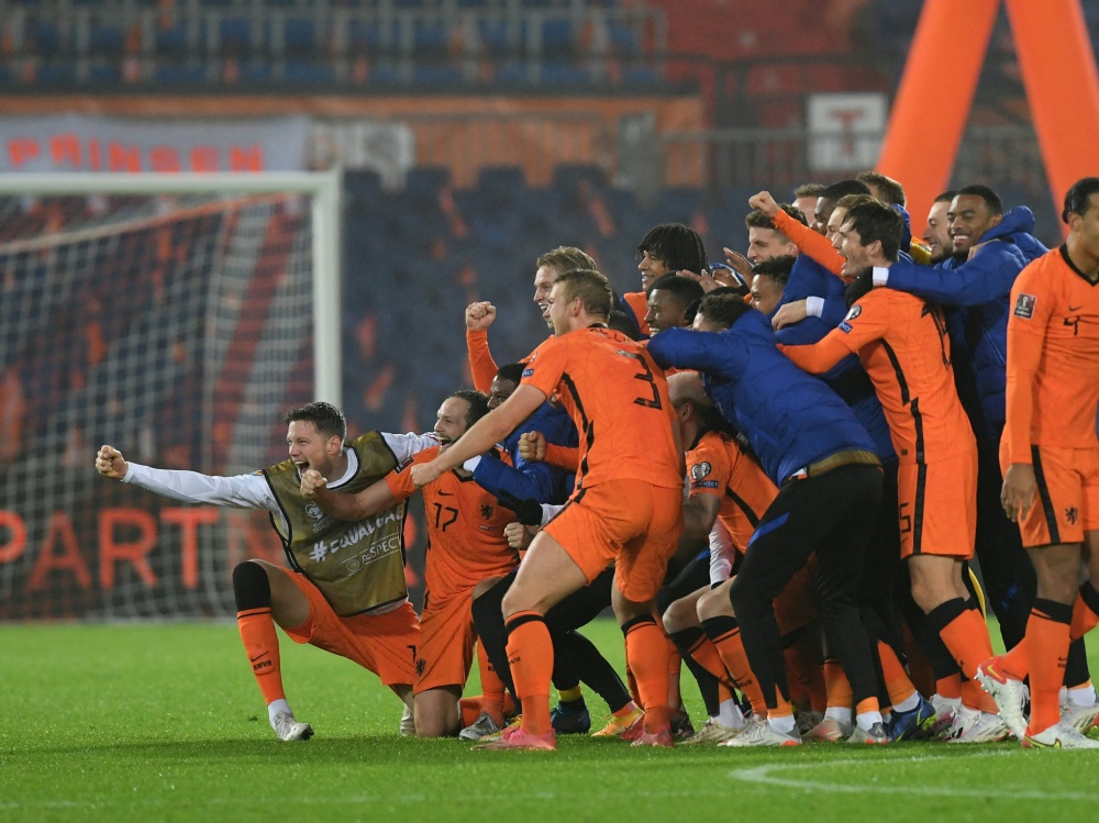 Niederlande sichert sich die Teilnahme an der WM 2022 (Foto: SID)