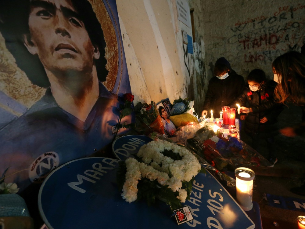Diego Maradona starb vor einem Jahr (Foto: SID)