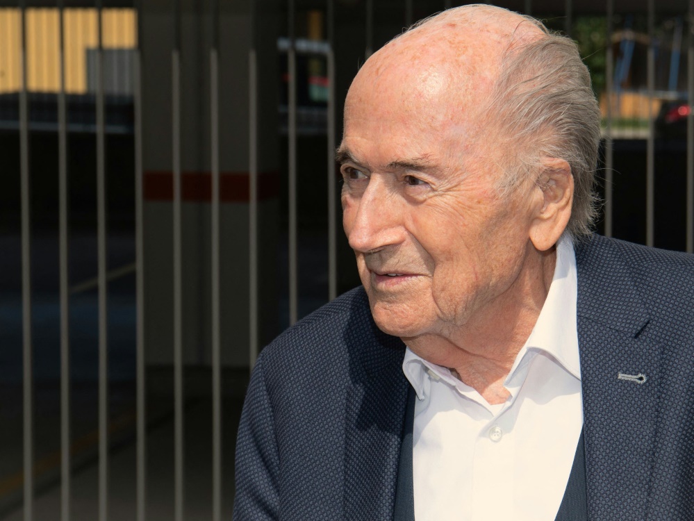 Blatter sagte am Donnerstag und Freitag aus (Foto: SID)