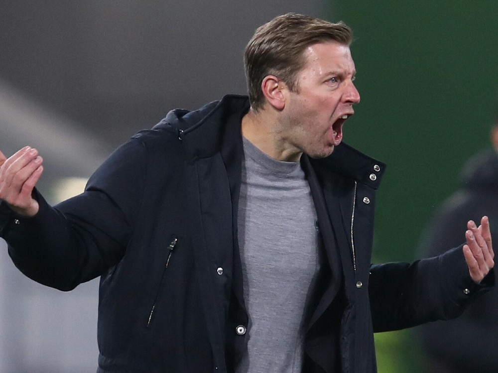 Aus der Traum: Trainer Florian Kohfeldt ist mit Wolfsburg in der Champions League gescheitert (Foto: SID)
