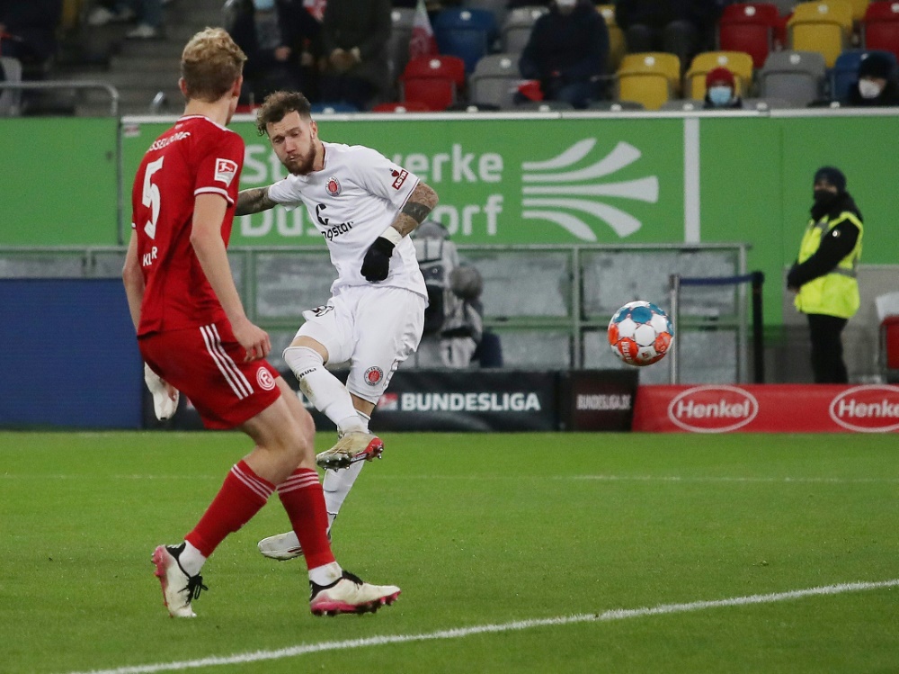 Hartel trifft gegen Fortuna Düsseldorf (Foto: SID)