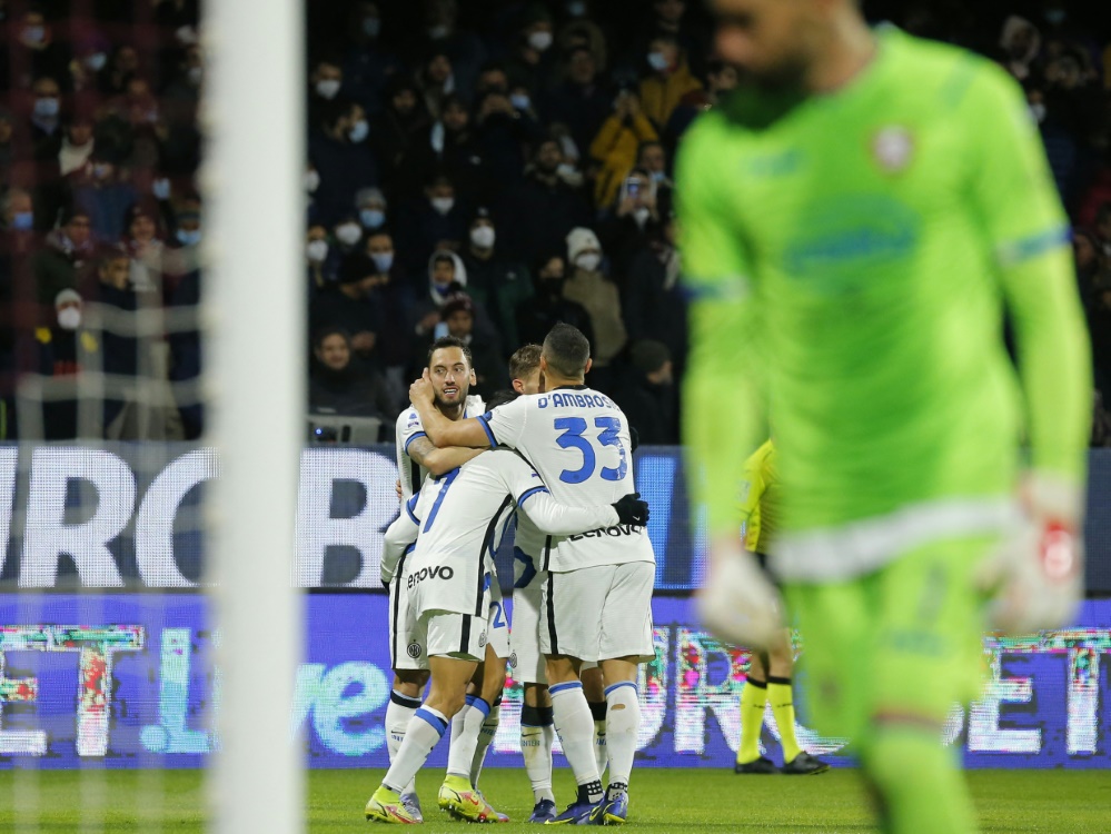 Inter Mailand gewinnt souverän mit 5:0 gegen Salernitana (Foto: SID)