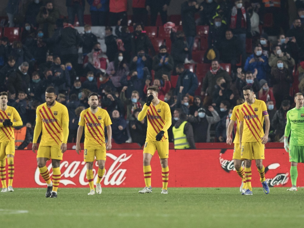 Für den FC Barcelona reicht es nur zum Remis (Foto: SID)