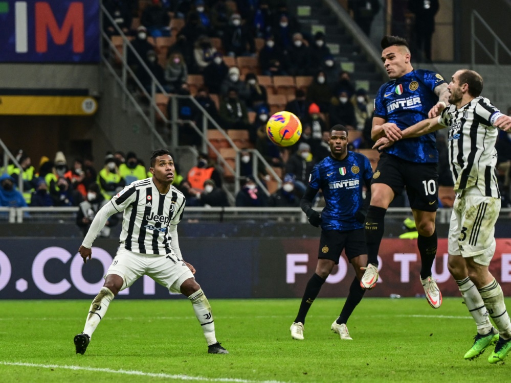 Inter setzte sich gegen Juventus Turin durch (Foto: SID)