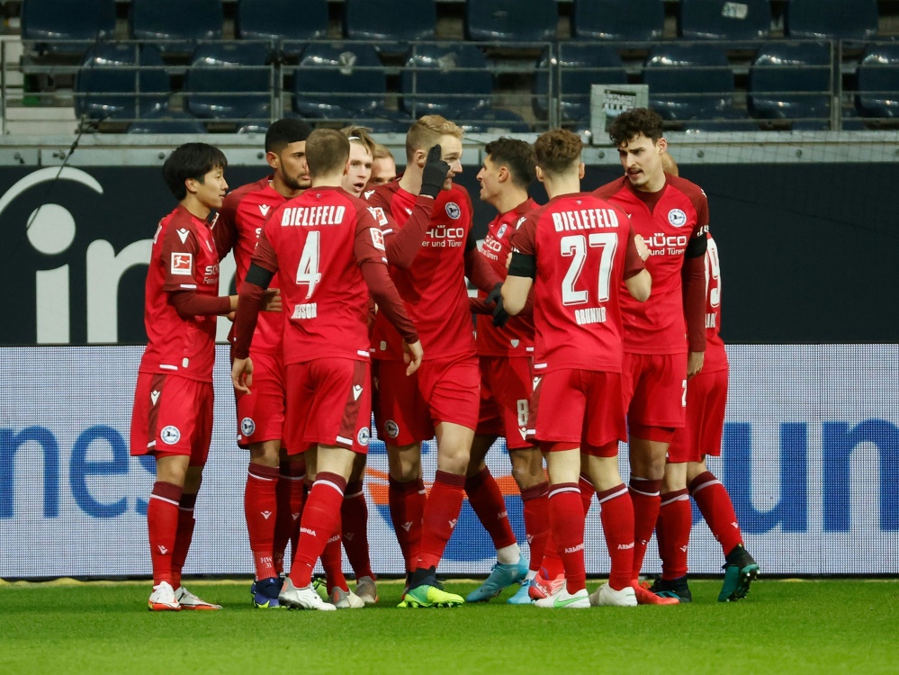 Arminia Bielefeld gewinnt 2:0 gegen Frankfurt (Foto: SID)