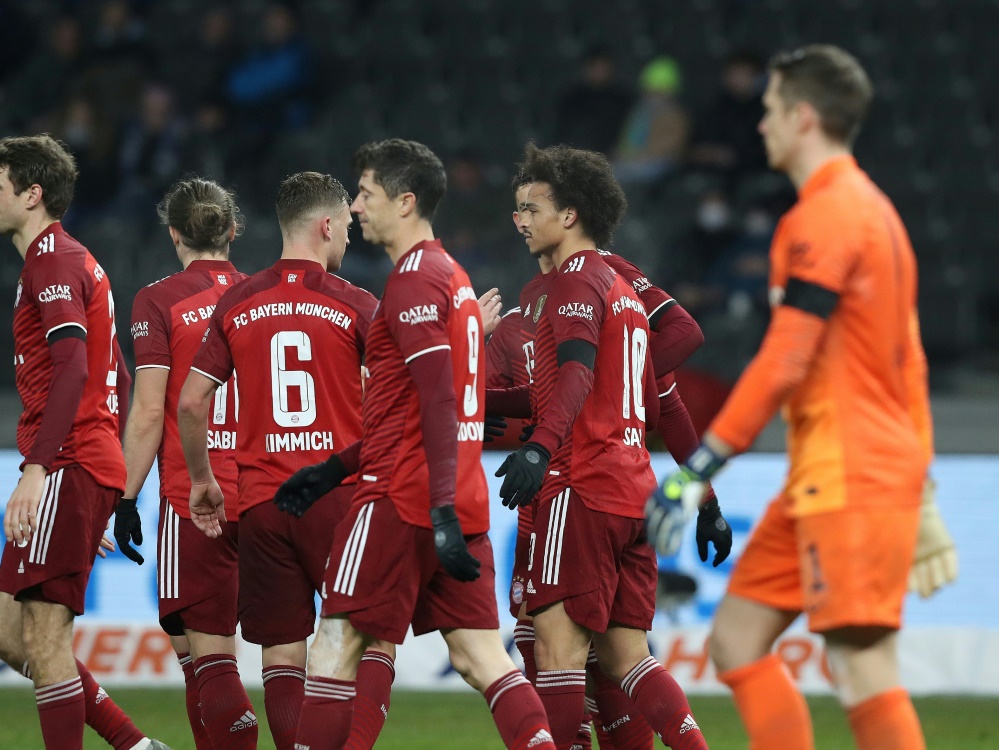 Bayern München siegt 4:1 in Berlin (Foto: SID)