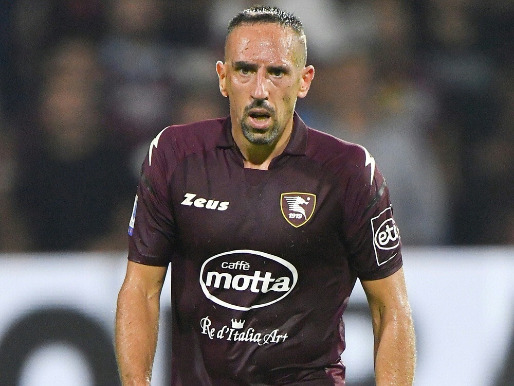Franck Ribery will Salernitana angeblich verlassen (Foto: SID)