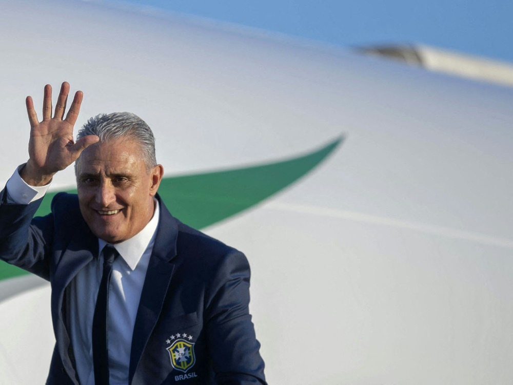 Tite verabschiedet sich nach der WM als Brasiliens Coach (Foto: SID)