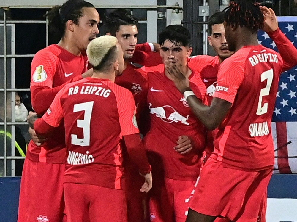 RB Leipzig laut Wettanbieter Favorit auf Pokalsieg (Foto: SID)