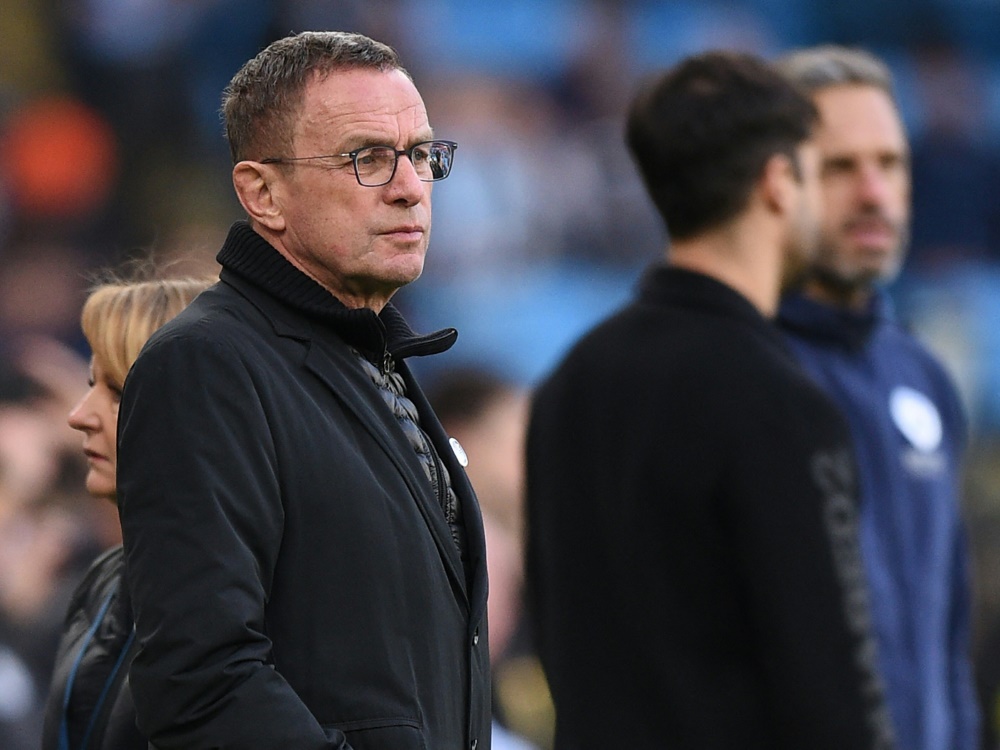 United-Manager Rangnick bedient (Foto: SID)