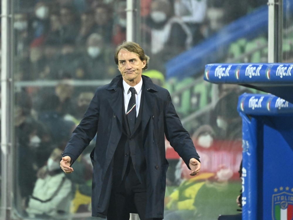 Mancini war nach der Niederlage im WM-Play-off ratlos (Foto: SID)