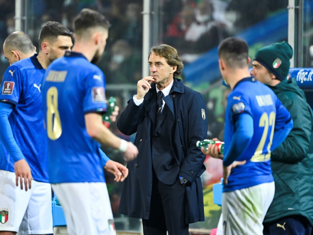 Nach WM-Aus: Mancini will bei Italien weitermachen (Foto: SID)