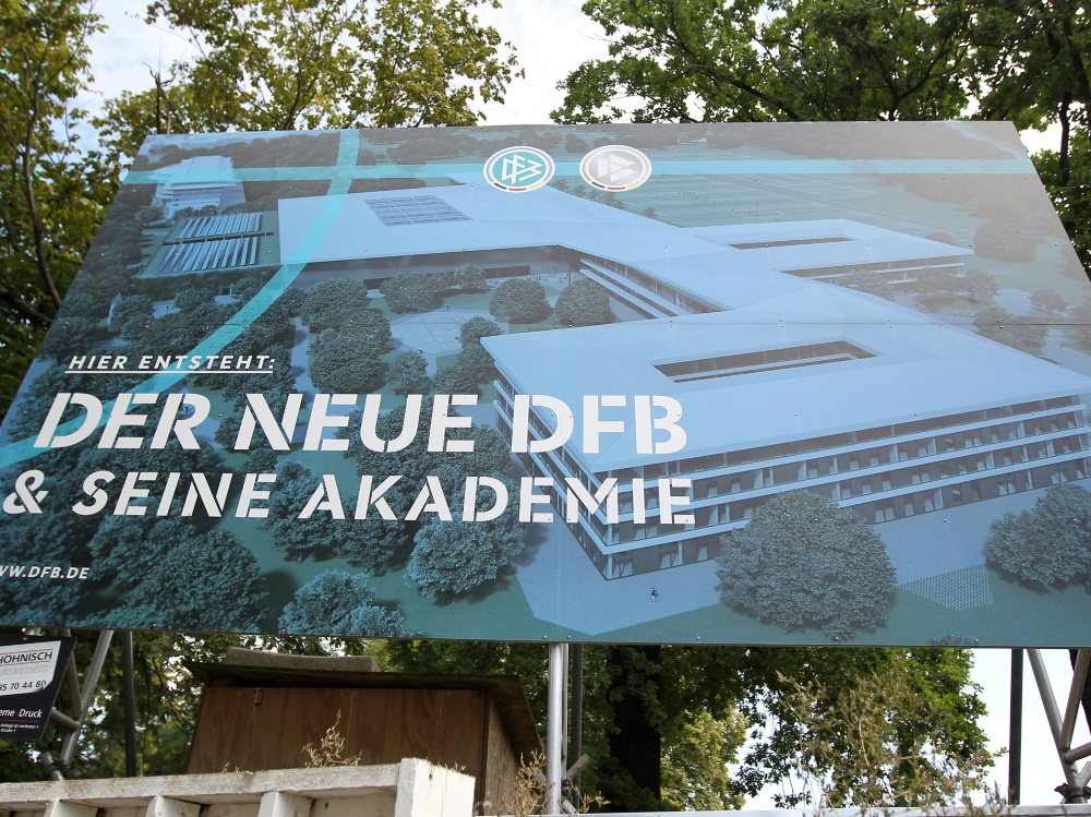 Der neue Campus des DFB ist fast fertig (Foto: SID)