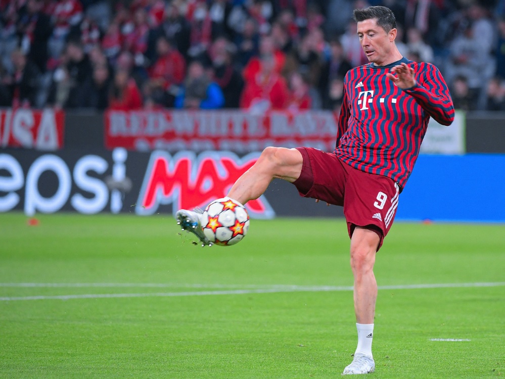 Robert Lewandowski soll beim FC Bayern bleiben (Foto: SID)
