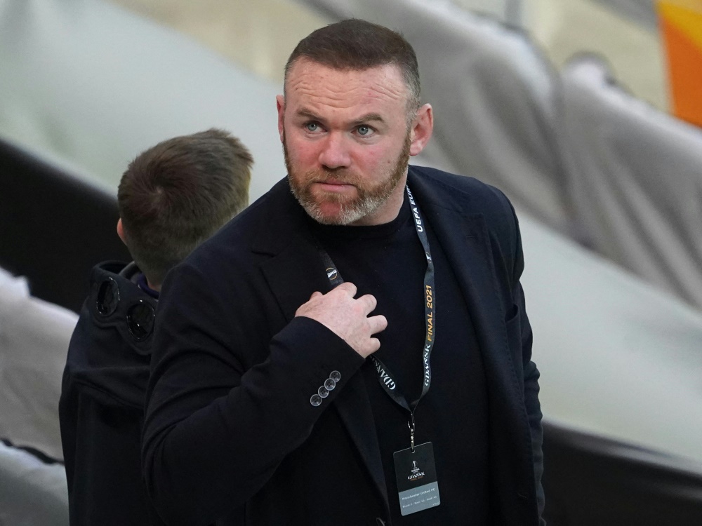 Trainer Wayne Rooney und Derby County sind abgestiegen (Foto: SID)