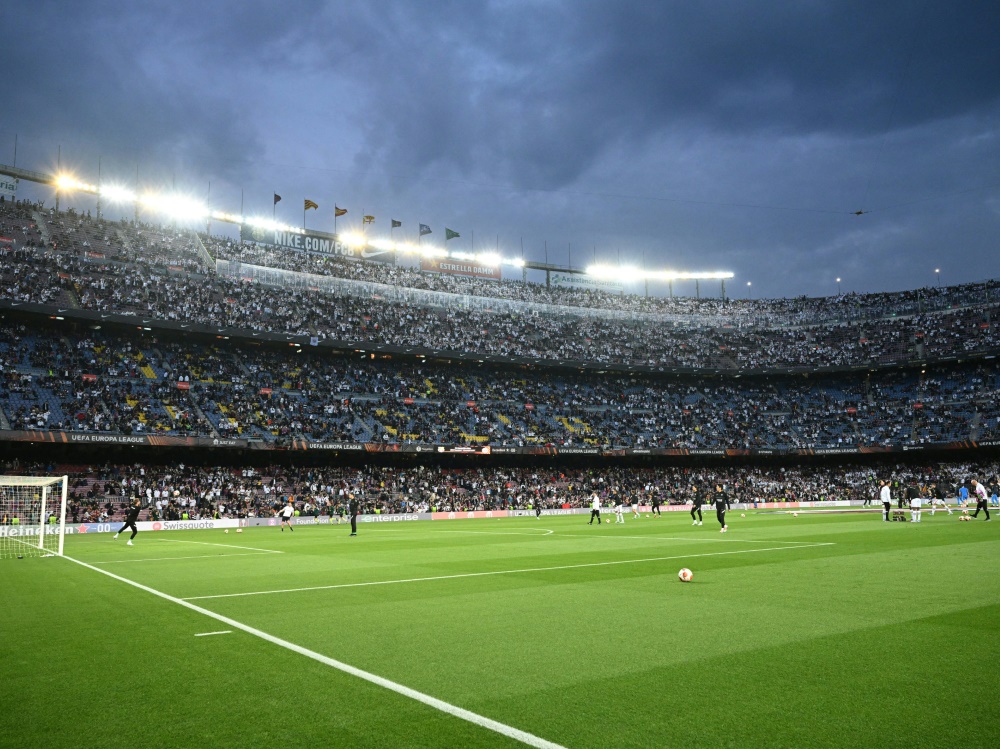 FC Barcelona: Stadionumbau nimmt Formen an (Foto: SID)
