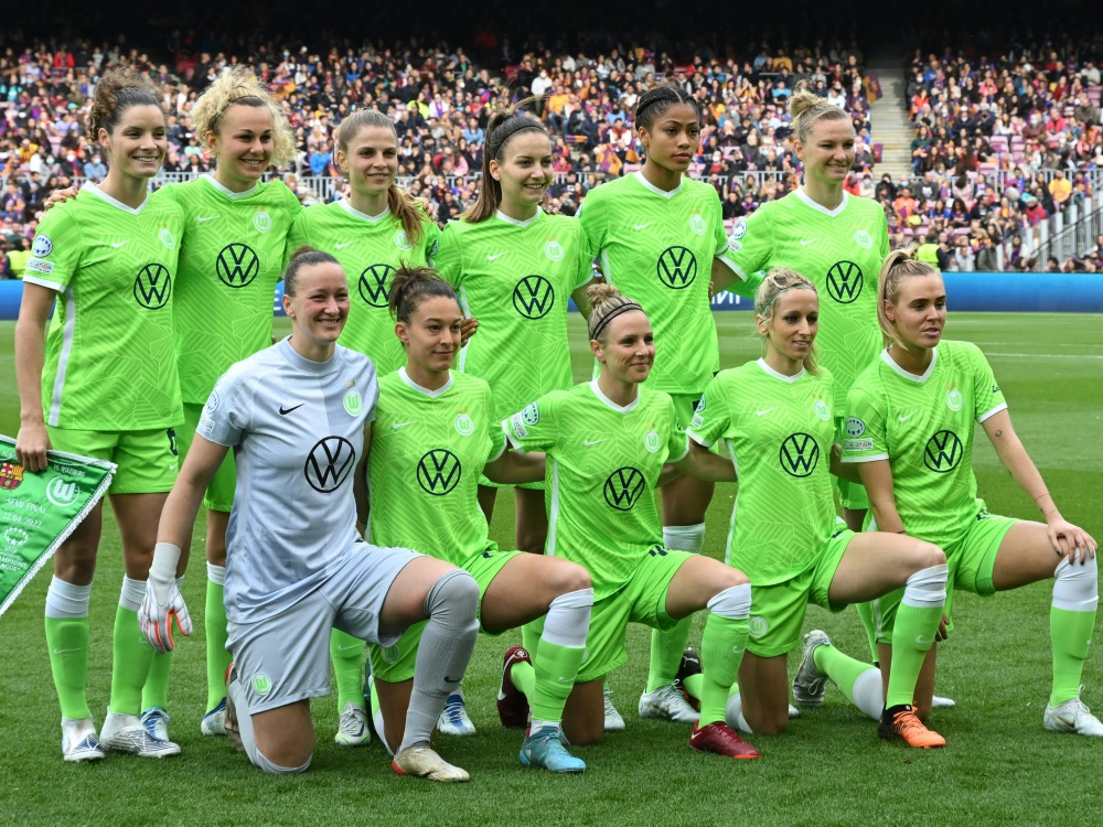 Wolfsburgs Fußballerinnen gewinnen siebte Meisterschaft (Foto: SID)
