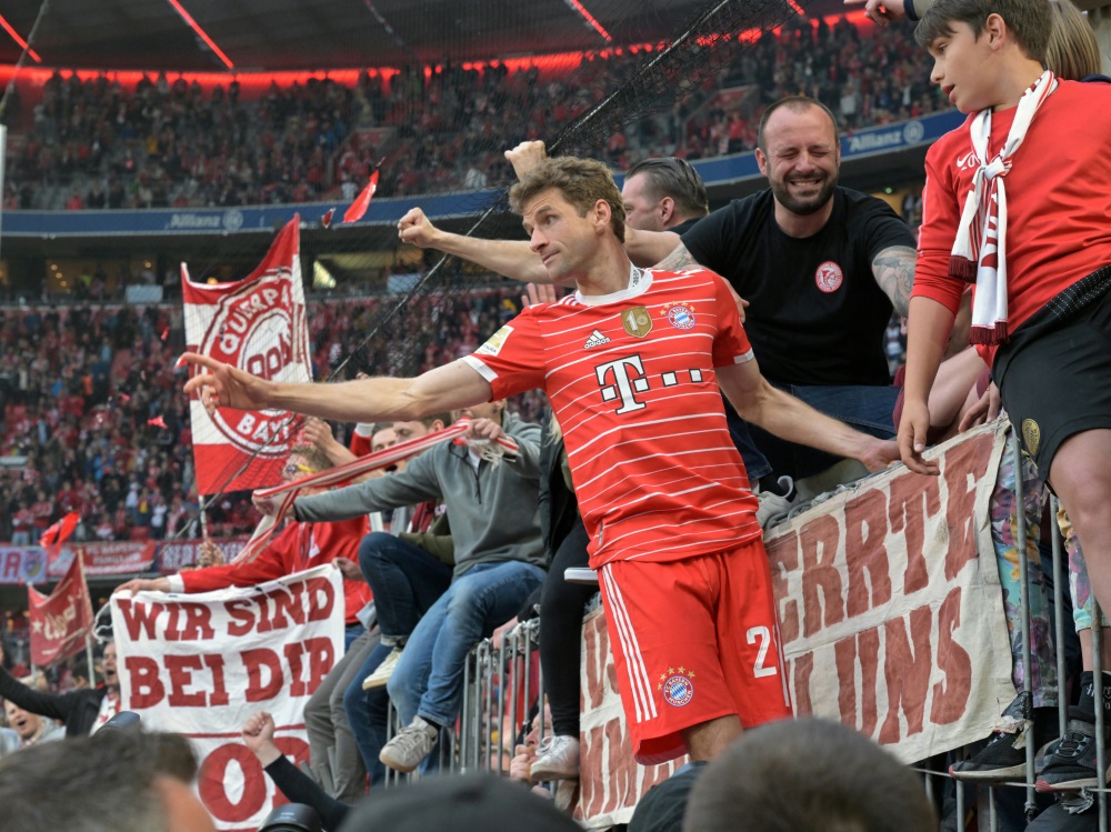 Müller hat nicht über sein Karriereende hinaus geplant (Foto: AFP/SID/KERSTIN JOENSSON)
