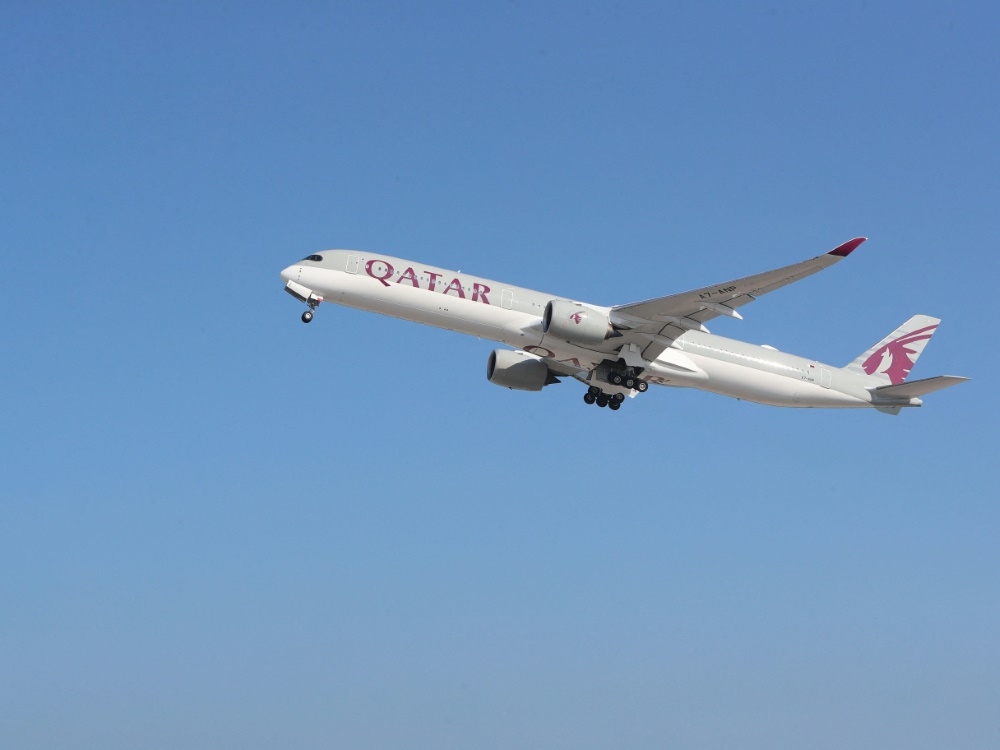 Katar rechnet mit vielen Fluggästen (Foto: AFP/SID/KARIM JAAFAR)