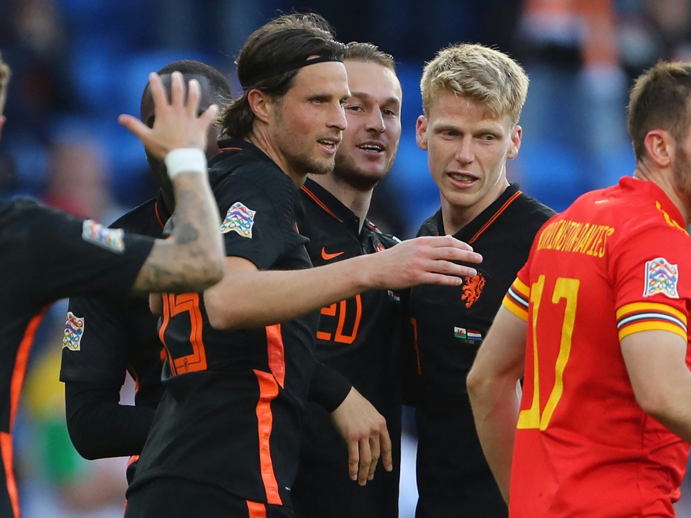 Die Niederlande schlägt Wales mit 2:1 (Foto: AFP/SID/GEOFF CADDICK)