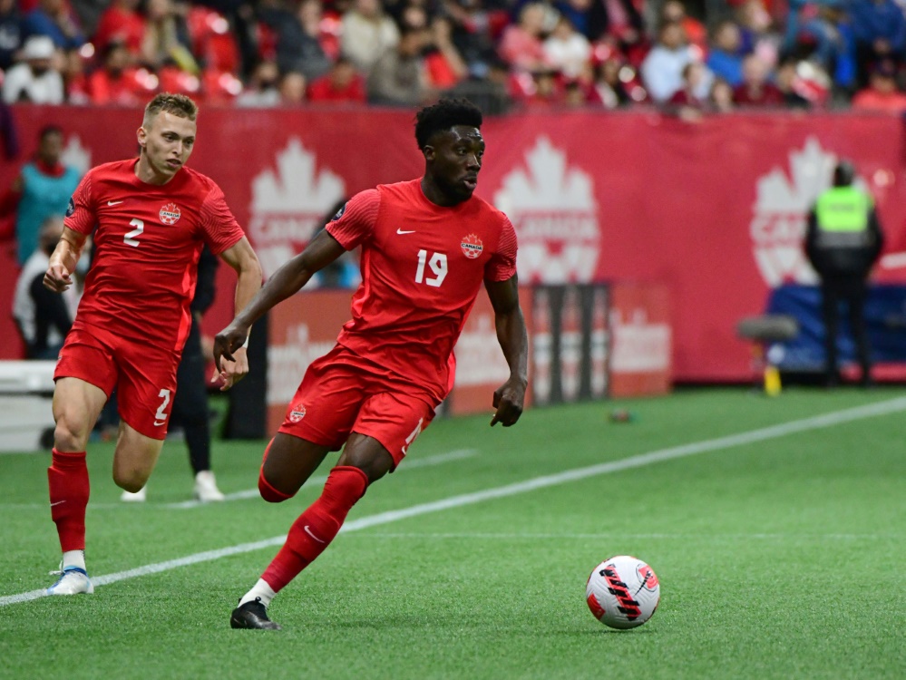 Alphonso Davies mit starkem Comeback für Kanada (Foto: AFP/SID/Don MacKinnon)