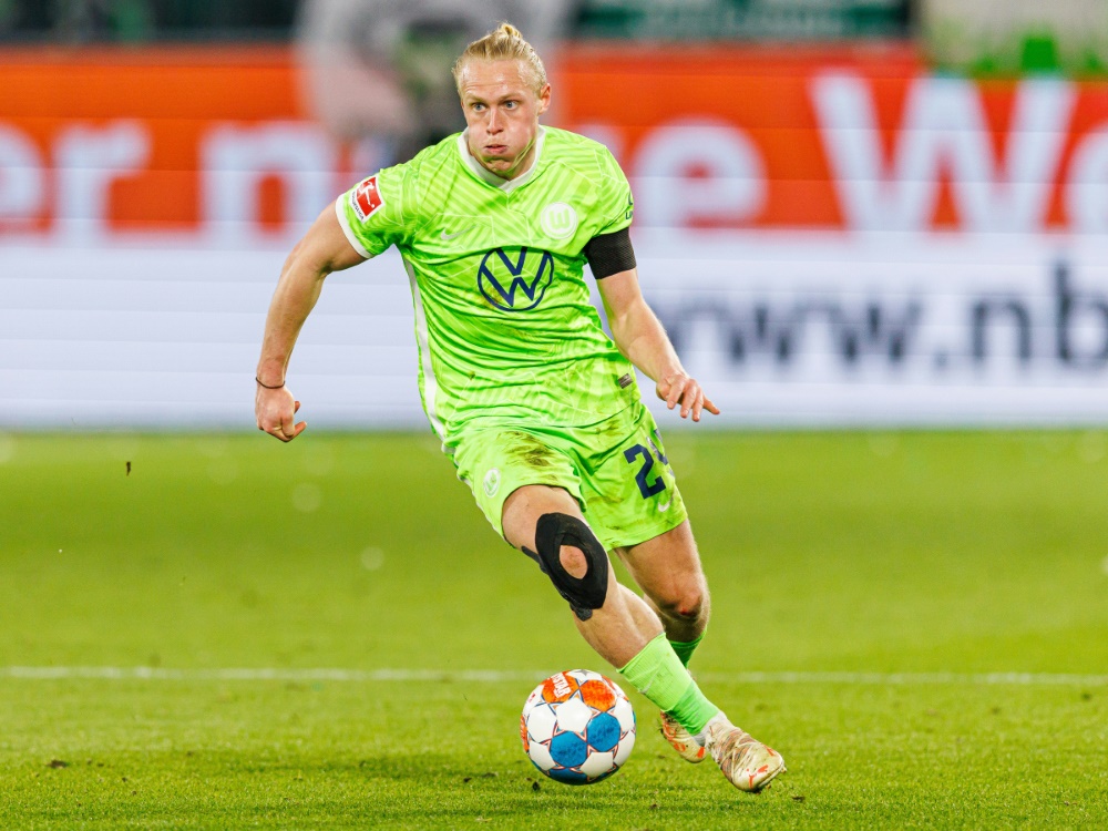 Xaver Schlager wechselt vom VfL Wolfsburg zu RB Leipzig (Foto: FIRO/FIRO/SID)